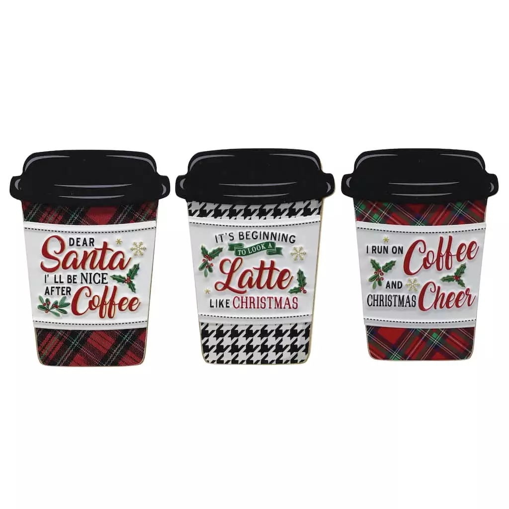 Promo 🎁 Assorted 7.8" Coffee Cup Tabletop Sign by Ashland® ⭐ 3 Promo 🎁 Assorted 7.8" Coffee Cup Tabletop Sign by Ashland® ⭐