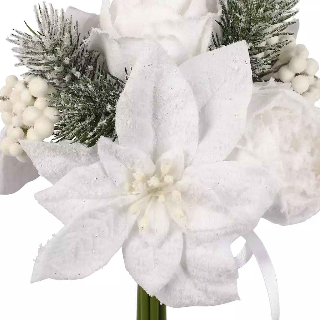 Hot Sale 🎉 White Poinsettia & Hydrangea Bundle by Ashland® 🎉 4 Hot Sale 🎉 White Poinsettia & Hydrangea Bundle by Ashland® 🎉 - Image 2