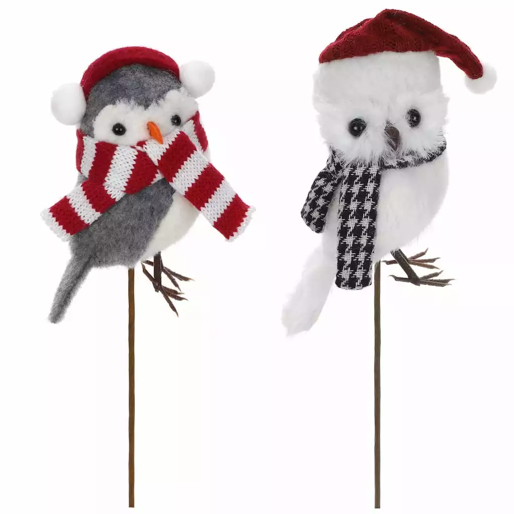 Budget ❤️ Assorted Owl in Hat & Scarf Pick by Ashland® 🧨 3 Budget ❤️ Assorted Owl in Hat & Scarf Pick by Ashland® 🧨