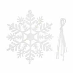 New 🛒 4'' Mini White Snowflake Accents, 6ct. by Ashland® 💯