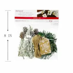 Best Sale ❤️ Snowy Foliage DIY Gift Wrap Kit by Ashland® 😀 -Ashland Sale Store 10700758 3