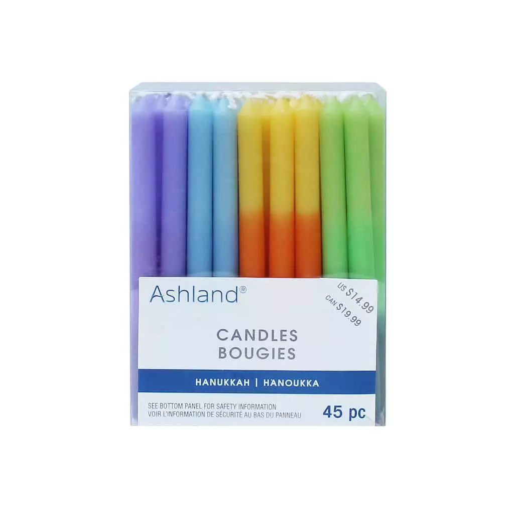 Coupon ✨ Multi-Dipped Hanukkah Candles by Ashland®, 45ct. 🔥 3 Coupon ✨ Multi-Dipped Hanukkah Candles by Ashland®, 45ct. 🔥