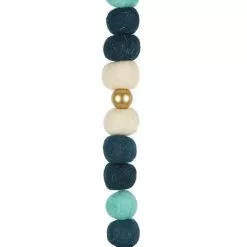 Best Sale 😀 6ft. Blue, White & Gold Pom-Pom Hanukkah Garland by Ashland® ⌛