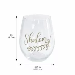 Outlet 😀 Assorted 21oz. Hanukkah Wine Glass by Ashland® 👍 -Ashland Sale Store 10700794 4