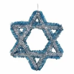 Budget 🎉 Assorted 18" Star of David Tinsel Decoration by Ashland® 💯 -Ashland Sale Store 10700797 3