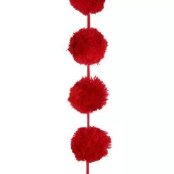Cheap ✔️ 6ft. Red Pom Pom Garland by Ashland® ⌛