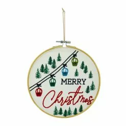 Deals 🔔 Assorted Christmas Greeting Embroidery Hoop Wall Accent by Ashland® 😉 -Ashland Sale Store 10700816 3