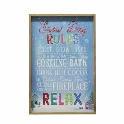 Discount 👍 Snow Day Rules Wall Sign by Ashland® ⌛
