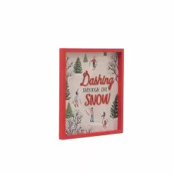 Hot Sale ⭐ Dashing Through The Snow Wall Sign by Ashland® ❤️ -Ashland Sale Store 10700818 2