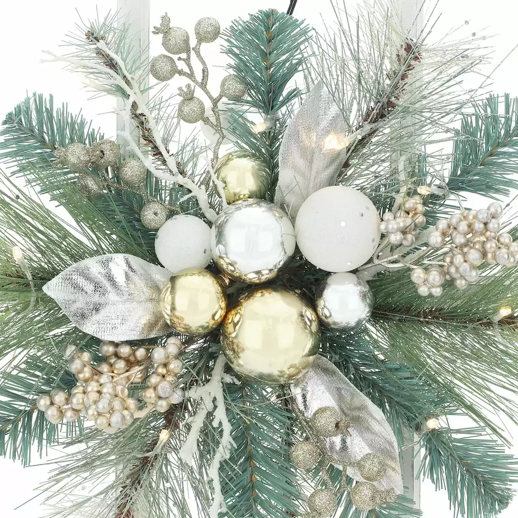 Best Sale 😍 Lighted Winter Floral Window Pane Wall Accent by Ashland® ✔️ 4 Best Sale 😍 Lighted Winter Floral Window Pane Wall Accent by Ashland® ✔️ - Image 2