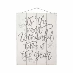 Cheapest β€οΈ Most Wonderful Time of the Year Wood Plank Wall Sign by Ashland® π₯°