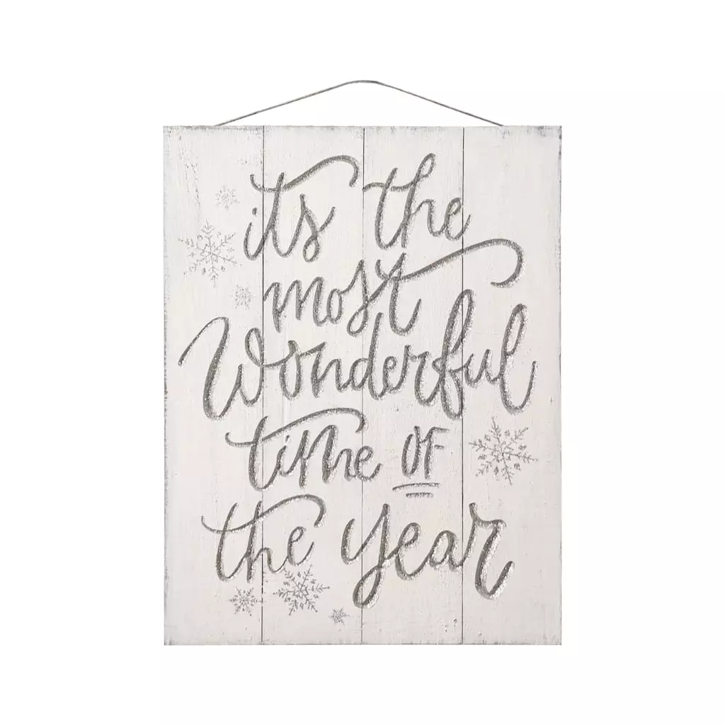Cheapest ❤️ Most Wonderful Time of the Year Wood Plank Wall Sign by Ashland® 🥰 3 Cheapest ❤️ Most Wonderful Time of the Year Wood Plank Wall Sign by Ashland® 🥰