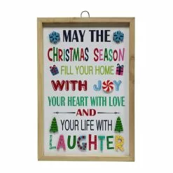 Promo 🔥 Life with Laughter ❄ Christmas Wall Sign by Ashland® 🎁