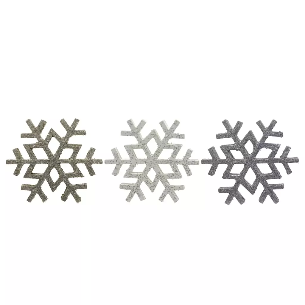 Promo ✔️ Assorted 7" Snowflake Tabletop Accent by Ashland® 🔥 3 Promo ✔️ Assorted 7" Snowflake Tabletop Accent by Ashland® 🔥