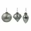 Brand new 🥰 Assorted 4" Silver Glass Ornament by Ashland® ✨