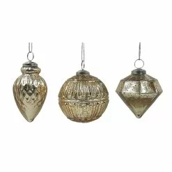 Discount ⭐ Assorted 4" Gold Glass Ornament by Ashland® 😍