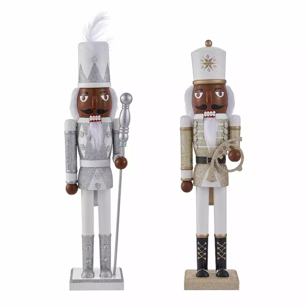 Cheap ⌛ Assorted 16" Metallic Tabletop Nutcracker by Ashland® ✨ 3 Cheap ⌛ Assorted 16" Metallic Tabletop Nutcracker by Ashland® ✨