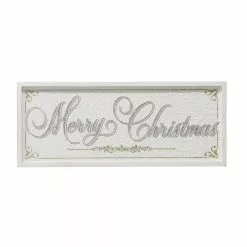 Best deal ⌛ White Merry Christmas Wall Sign by Ashland® 🤩