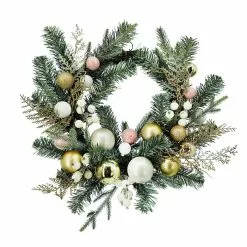 Coupon 🎁 24" Christmas Wall Wreath with Ornaments by Ashland® 😀