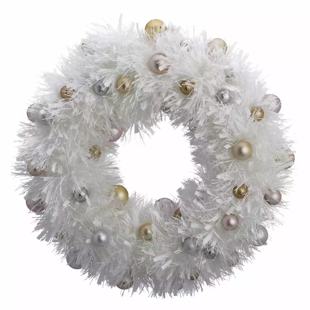 Flash Sale ❤️ 19'' Tinsel Wall Wreath by Ashland® 👏 3 Flash Sale ❤️ 19'' Tinsel Wall Wreath by Ashland® 👏