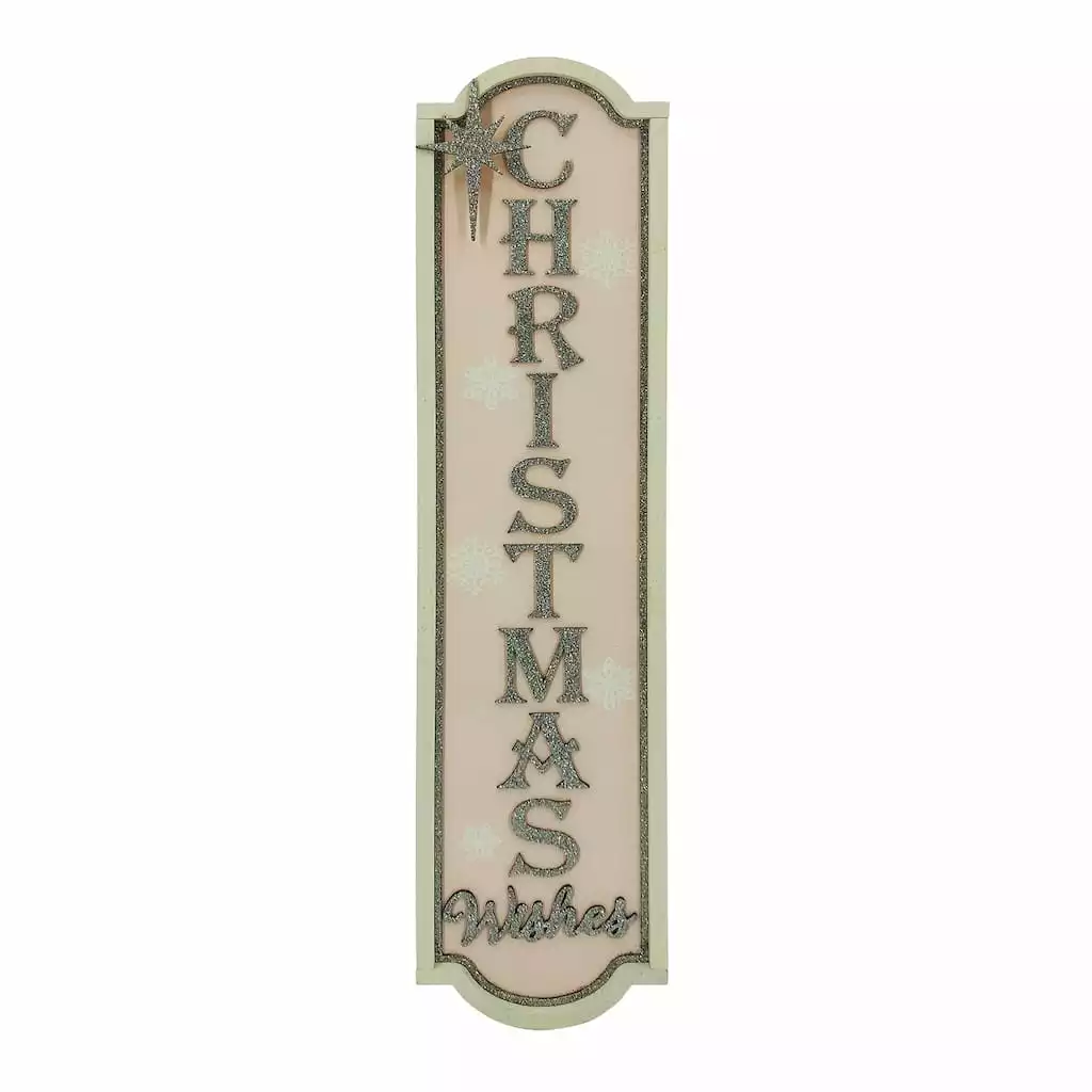 Promo 🥰 Assorted Sparkly Christmas Wall Sign by Ashland® 🔥 4 Promo 🥰 Assorted Sparkly Christmas Wall Sign by Ashland® 🔥 - Image 2