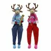 Outlet ❤️ Assorted 23.5" 😀 Christmas Sitter Deer Tabletop Accent by Ashland® 🎉 -Ashland Sale Store 10700906 1