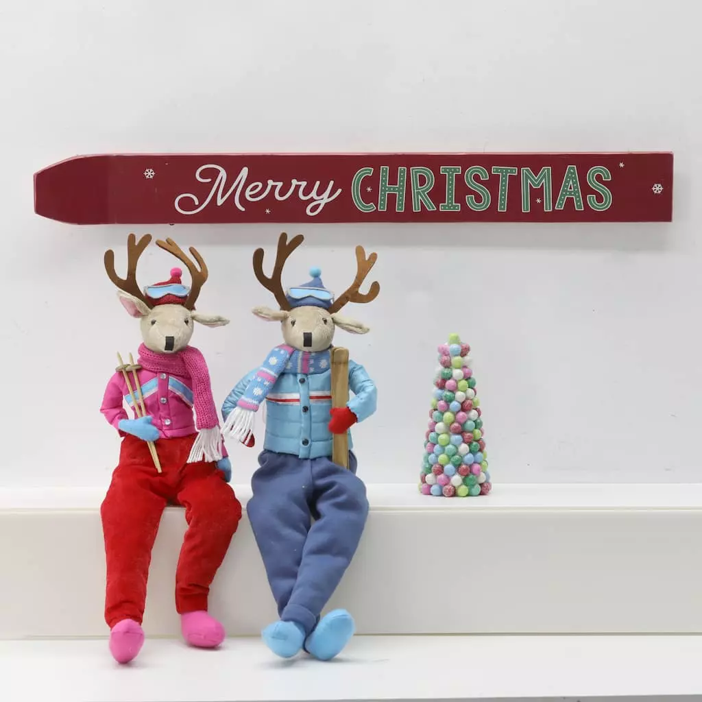 Outlet โค๏ธ Assorted 23.5" ๐ Christmas Sitter Deer Tabletop Accent by Ashland® ๐ 6 Outlet โค๏ธ Assorted 23.5" ๐ Christmas Sitter Deer Tabletop Accent by Ashland® ๐ - Image 4
