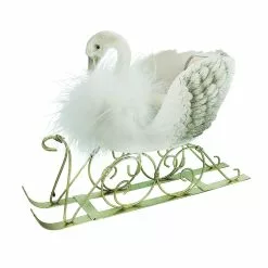 Best Sale ๐ฅ 9" ๐ฏ Christmas Swan Tabletop Sleigh by Ashland® โญ