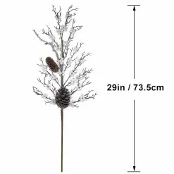 Wholesale ⭐ Silver & White Pinecone & Berry Stem by Ashland® ✔️ -Ashland Sale Store 10700995 3