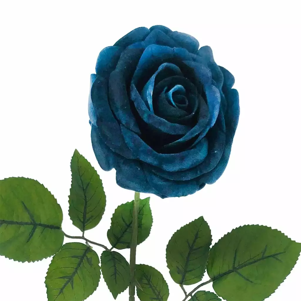 Wholesale ✨ Ombre Blue Rose Stem by Ashland® ⭐ 4 Wholesale ✨ Ombre Blue Rose Stem by Ashland® ⭐ - Image 2