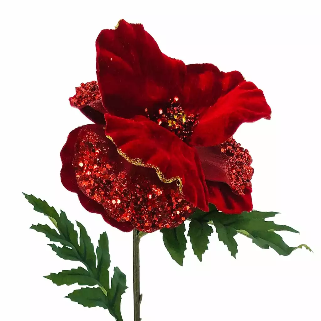 New ๐งจ Sparkling Red & Gold Edge Poppy Stem by Ashland® ๐ 4 New ๐งจ Sparkling Red & Gold Edge Poppy Stem by Ashland® ๐ - Image 2