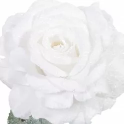 Cheap ✨ Snow Covered White Rose Stem by Ashland® 🎁 -Ashland Sale Store 10701034 2