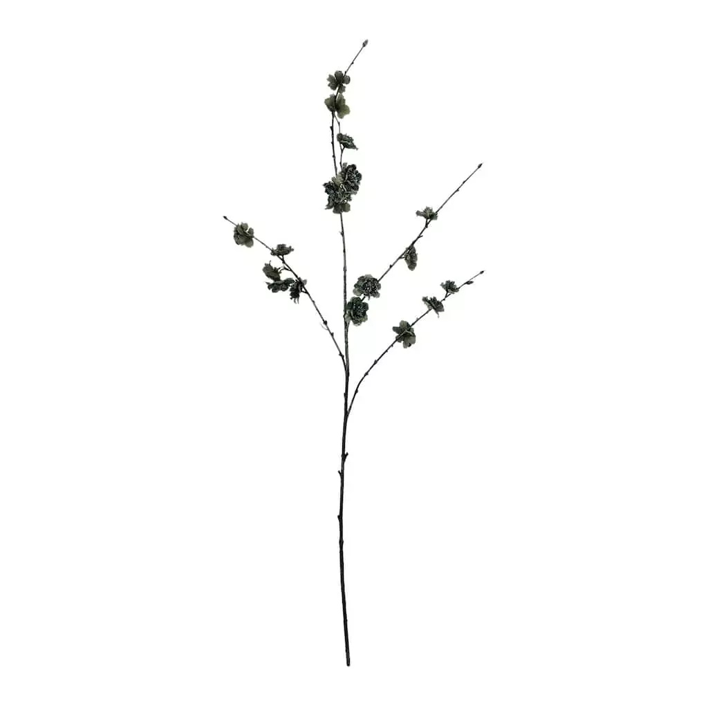 Discount 🔥 Silver Glitter Blossom Stem by Ashland® ⌛ 3 Discount 🔥 Silver Glitter Blossom Stem by Ashland® ⌛