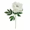 Outlet ✨ Glittery Silver & White Peony Stem by Ashland® 😉