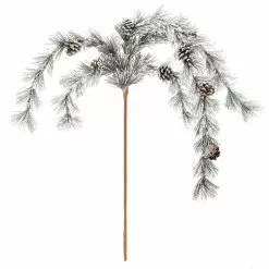 Budget 🔥 Flocked Hanging Pine & Pinecone Stem by Ashland® 🛒