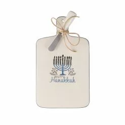 Buy 🎁 Hanukkah Cheese Board & Knife Set by Ashland® 🔥