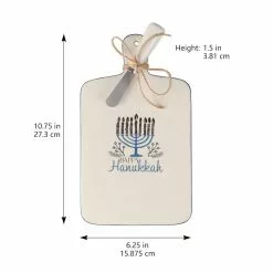Buy 🎁 Hanukkah Cheese Board & Knife Set by Ashland® 🔥 -Ashland Sale Store 10701074 4