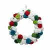 New ✨ 17.7" Pom-Pom Christmas Wall Wreath by Ashland® 🧨 -Ashland Sale Store 10701075 1