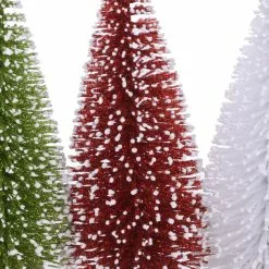 Top 10 ✨ Red, Green & White Flocked Potted Mini Tree Set by Ashland® 👍 Christmas ❤️ -Ashland Sale Store 10701082 3