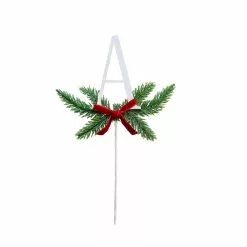 Discount ❤️ Christmas Pine Sprig Letter A Pick by Ashland® ⌛
