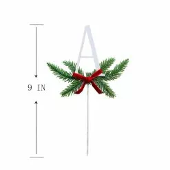 Discount ❤️ Christmas Pine Sprig Letter A Pick by Ashland® ⌛ -Ashland Sale Store 10701091 3