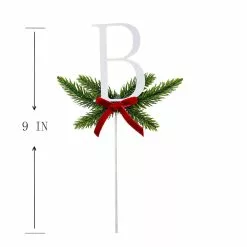 Best deal ⭐ Christmas Pine Sprig Letter B Pick by Ashland® 🛒 -Ashland Sale Store 10701095 3