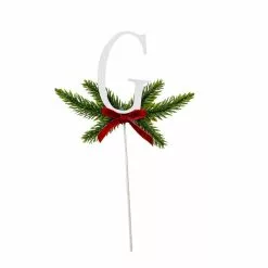 Promo 🔔 Christmas Pine Sprig Letter G Pick by Ashland® ⭐