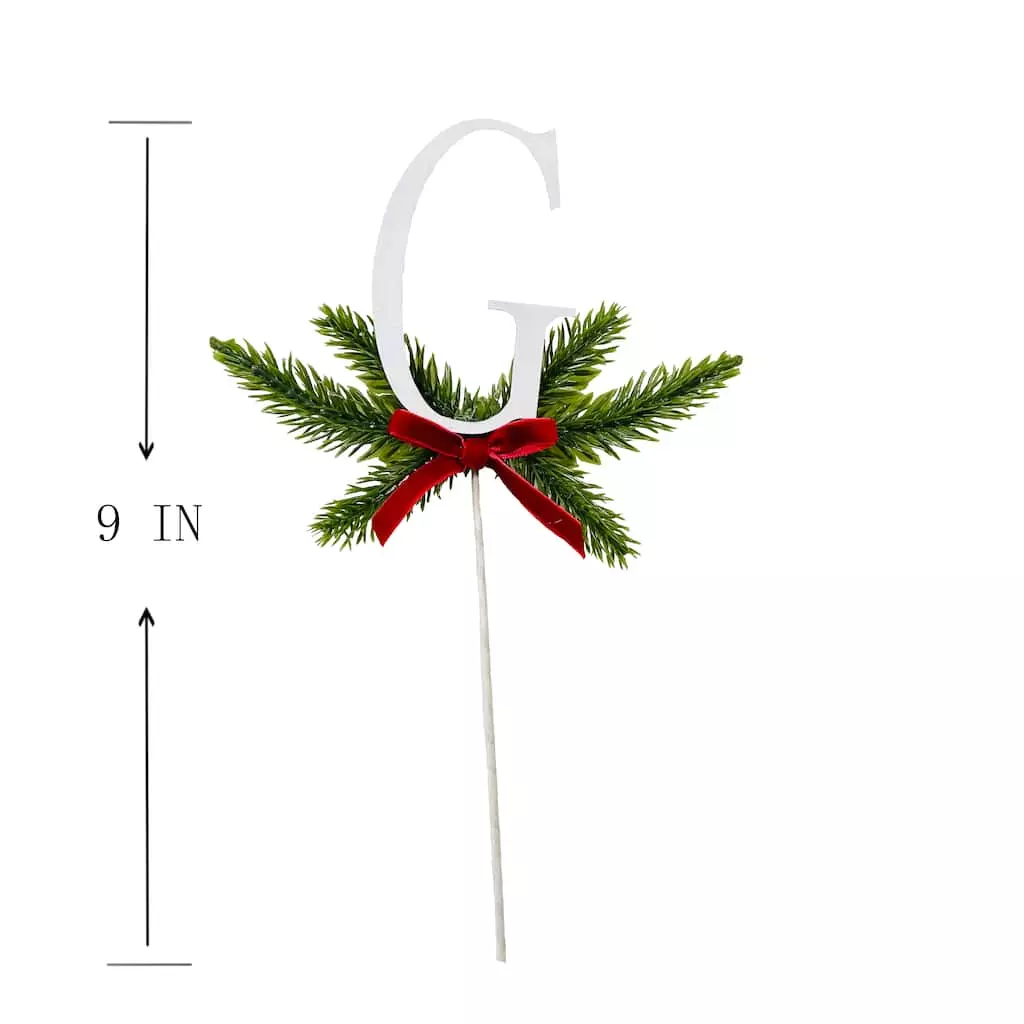 Promo 🔔 Christmas Pine Sprig Letter G Pick by Ashland® ⭐ 5 Promo 🔔 Christmas Pine Sprig Letter G Pick by Ashland® ⭐ - Image 3