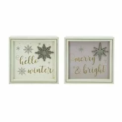 Hot Sale β¨ Assorted 6" β Christmas Sentiment Tabletop Block by Ashland® β¨