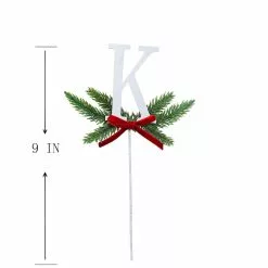 Best reviews of 😀 Christmas Pine Sprig Letter K Pick by Ashland® 🛒 -Ashland Sale Store 10701115 3