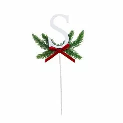Cheapest 🔥 Christmas Pine Sprig Letter S Pick by Ashland® ❤️