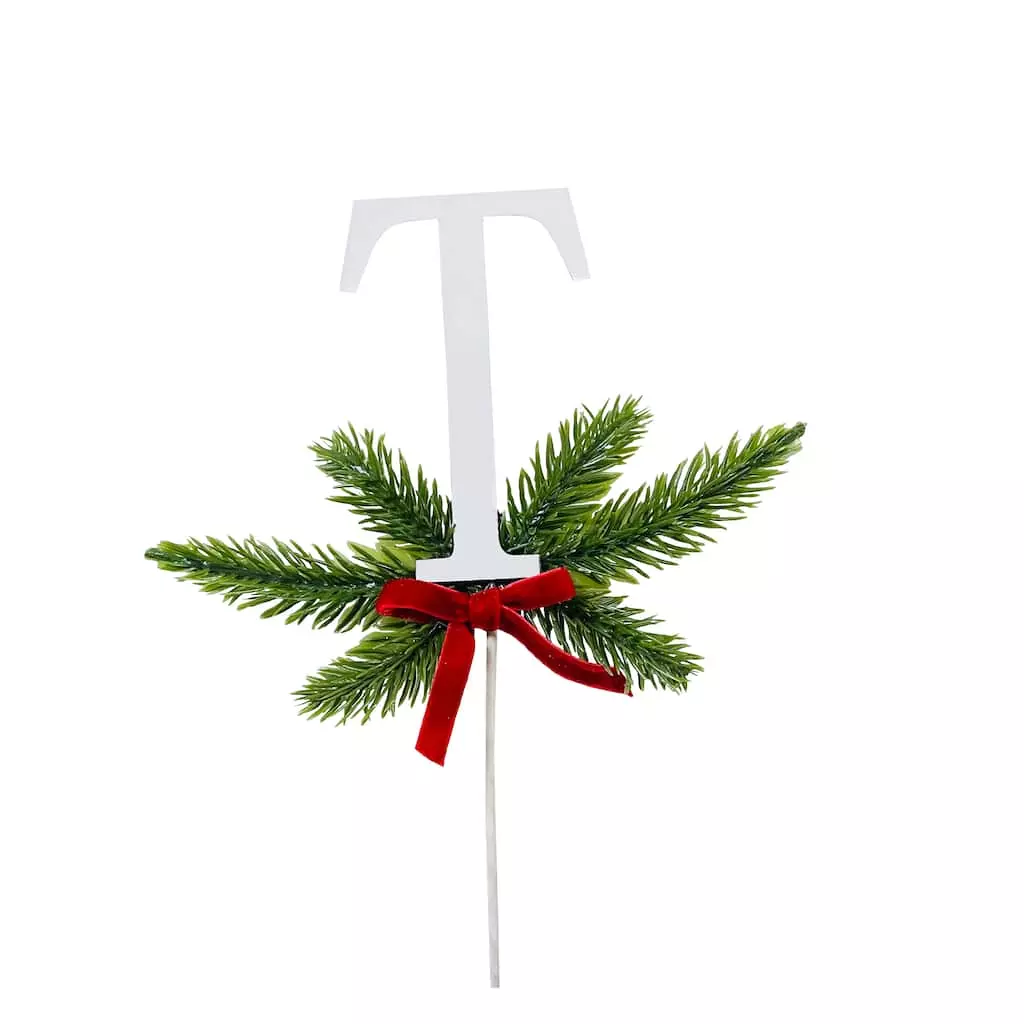 Best Pirce 🤩 Christmas Pine Sprig Letter T Pick by Ashland® 🌟 4 Best Pirce 🤩 Christmas Pine Sprig Letter T Pick by Ashland® 🌟 - Image 2