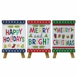 Budget 😉 Assorted Mini Tabletop ❄ Christmas Sign by Ashland® 🥰