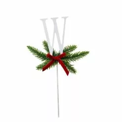 Buy ✨ Christmas Pine Sprig Letter W Pick by Ashland® 🧨